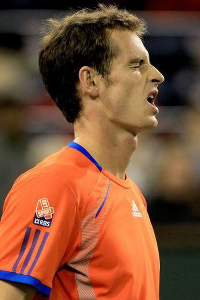 Andy Murray, durante el partido contra García-López