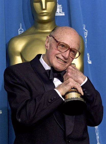 Jack Cardiff, en 2001, al recibir un Oscar Honorífico.