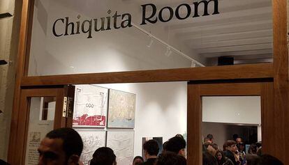 Entrada de la nueva galería de Barcelona Chiquita Room.