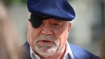 El comisario José Manuel Villarejo, en la Audiencia Nacional a principios de septiembre.