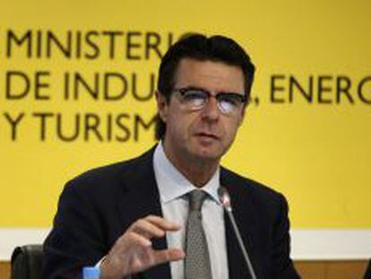 El ministro de Industria, Energ&iacute;a y Turismo, Jos&eacute; Manuel Soria