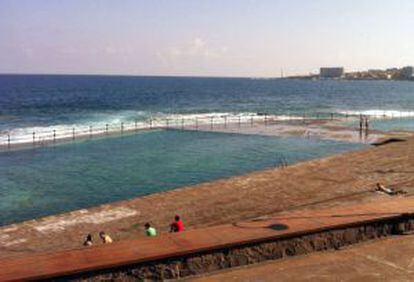 Las piscinas de Bajamar, en La Laguna (Tenerife).