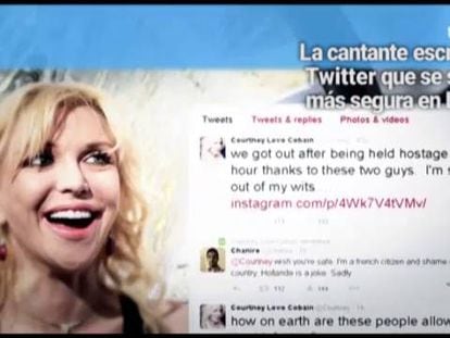 Courtney Love: “¿Esto es Francia? Estoy más segura en Bagdad”