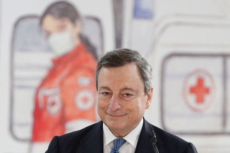 El primer ministro de Italia, Mario Draghi.