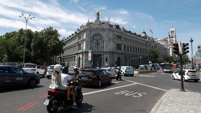 La sede del Banco de España, en Madrid.