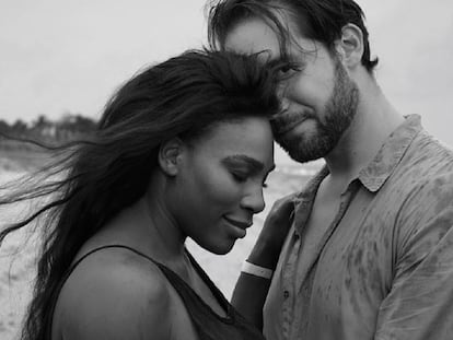 Serena Williams y Alexis Ohanian.