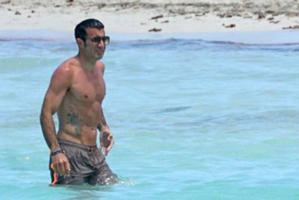 El futbolista Luis Figo.