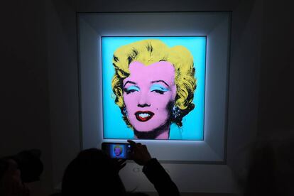 'Shot Sage Blue Marilyn', de Andy Warhol.