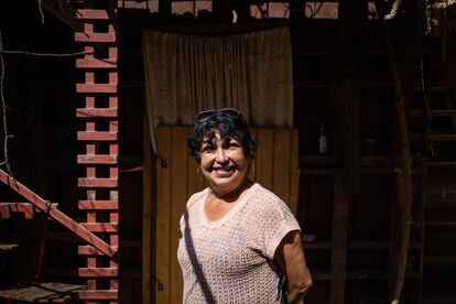 Alejandrina Guerrero, residente del campamento Sol Saliente ubicado en el sector de La Chimba.