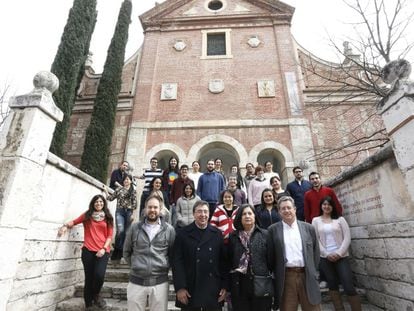 Alumnos y profesores del Instituto de Estudios Latinoamericanos.