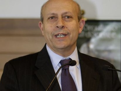 El ministro de Educaci&oacute;n, Jos&eacute; Ignacio Wert.