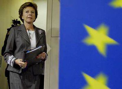 La comisaria de la Competencia, Neelie Kroes.