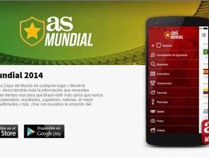AS Mundial, la app para la Copa del Mundo de Brasil