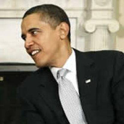 El presidente de EE UU, Barack Obama, y el secretario del Tesoro Timothy Geithner