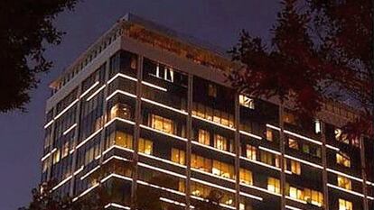 En la azotea, el Soho House de Los Ángeles.