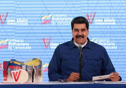 El presidente venezolano, Nicolás Maduro, la semana pasada. 