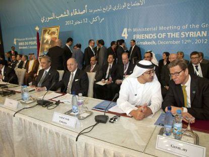 Reunión en Marrakech de la cuarta conferencia de Amigos del Pueblo Sirio.