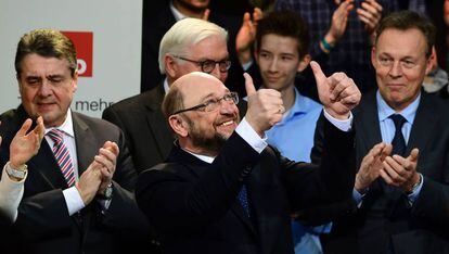 El candidato de los socialdem&oacute;cratas alemanes, Martin Schulz, el 29 de enero de 2017 en Berl&iacute;n.  