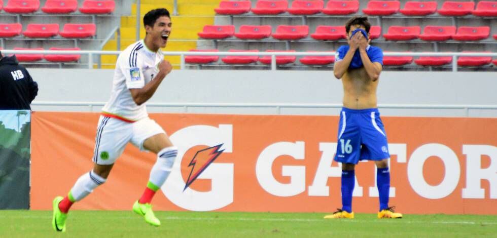 Antuna, en un partido de la selección sub 20.