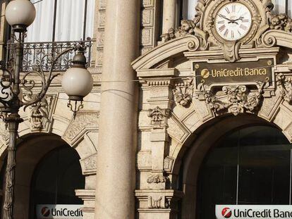 Oficina central de UniCredit en Milán