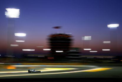 Nico Rosberg, pole position del gran premio de Bahréin.