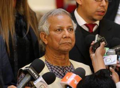 El premio Nobel de la Paz 2006, el bangladeshí Muhammad Yunus. EFE/Archivo