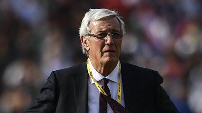 Marcello Lippi, ext&eacute;cnico de la Juve, el pasado marzo como entrenador de China.