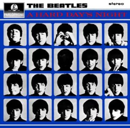 Portada del disco de los Beatles 'A hard day's night'.