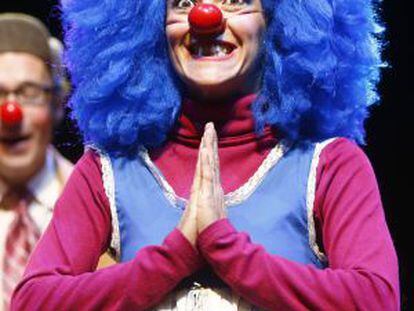 Una de las integrantes del espectáculo 'The clowns & freak show'.