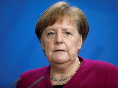 La canciller alemana, Angela Merkel, la semana pasada en Berlín.