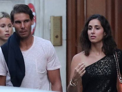 Rafa Nadal y Mery Perelló, en primavera de 2018 en París.