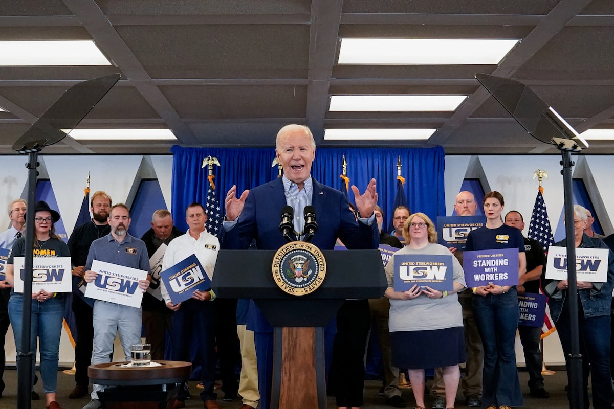 Joe Biden plantea triplicar los aranceles al acero chino en su batalla por la reelección en las presidenciales | Elecciones USA