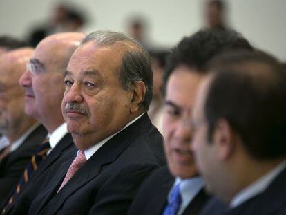 Carlos Slim, due&ntilde;o de Am&eacute;rica M&oacute;vil, en una imagen de 2013