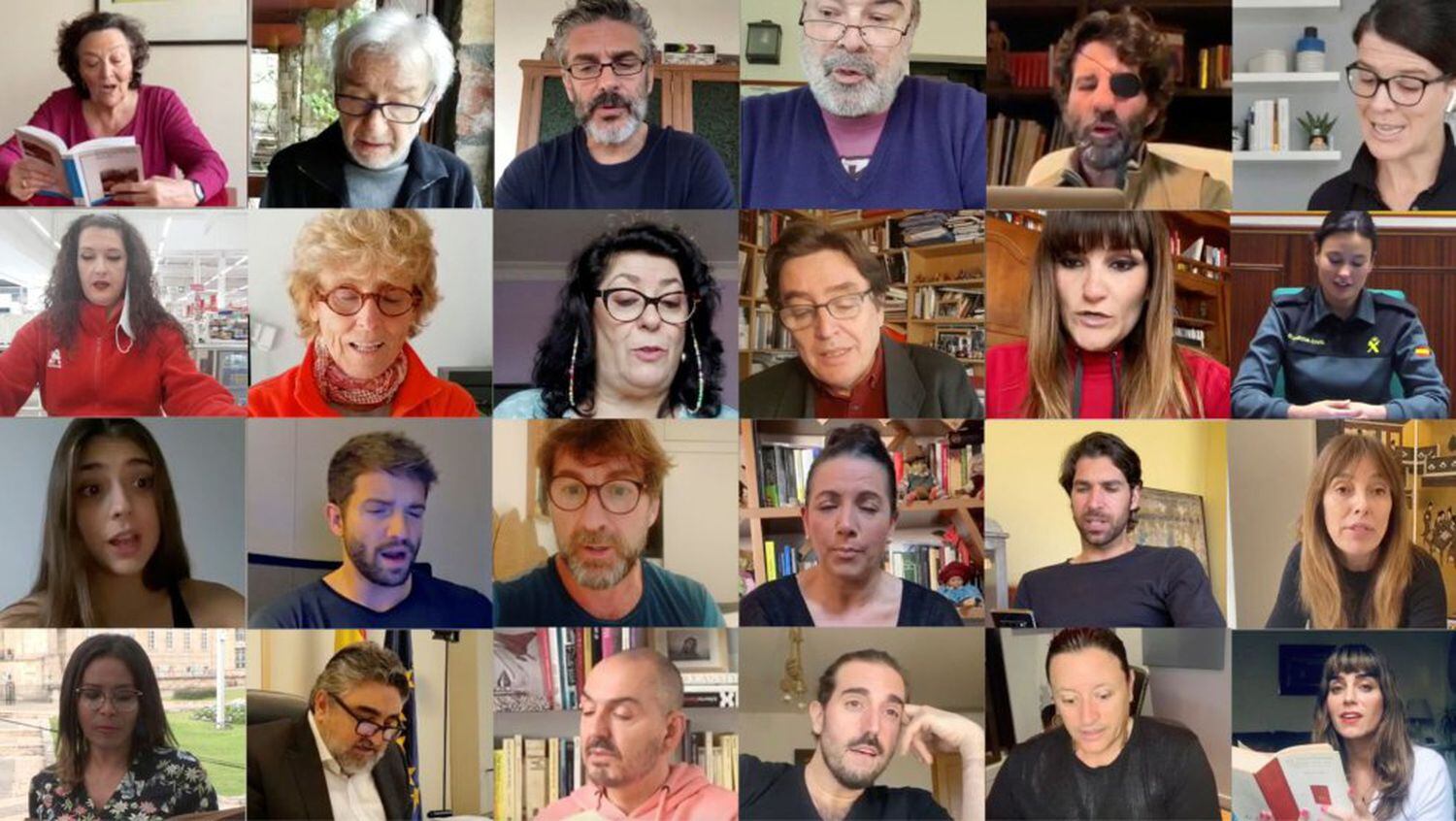 Representantes del mundo de la cultura y personas anónimas leen 'Don Quijote de la Mancha' EFE