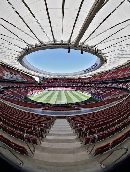 El Wanda Metropolitano, del Atlético de Madrid, es el estadio más tecnológico de España.