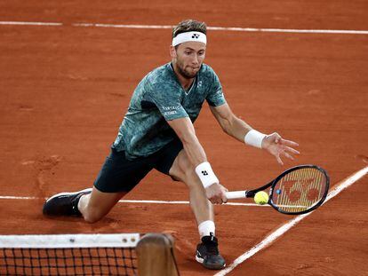 Casper Ruud, durante la semifinal.