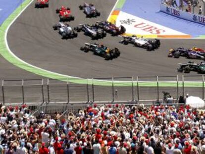 La carrera de F-1 del pasado 24 de junio en Valencia.