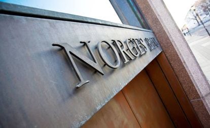 Sede del Norges Bank, banco central de Noruega.
