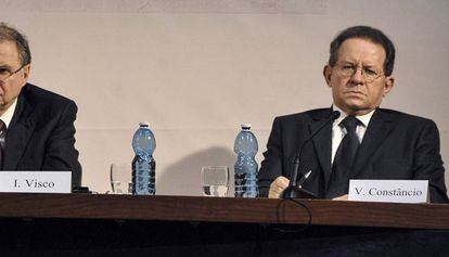 El vicepresidente del BCE, Victor Constancio.