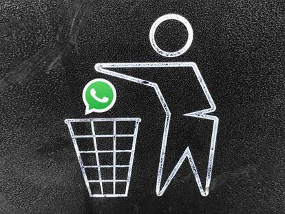 WhatsApp borrar mensajes individuales.