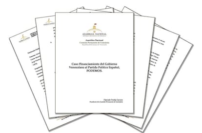 Informe sobre la presunta financiaci&oacute;n del Gobierno venezolano a Podemos.