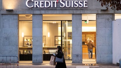 Una oficina de Credit Suisse en Suiza.
