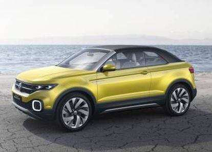 Imagen del prototipo VW T-Cross Breeze, presentado en marzo en el Salón de Ginebra