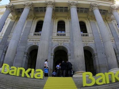 D&iacute;a de la salida a Bolsa del grupo Bankia en 2011.