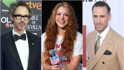James Rhodes, Shakira y Joseph Fiennes.