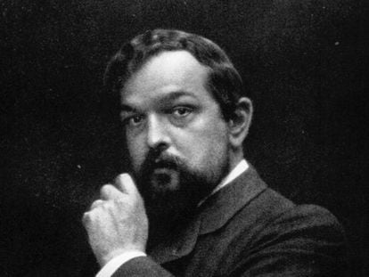El compositor Claude Debussy.
