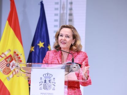 Nadia Calviño, Vicepresidenta primera y Ministra de Asuntos Económicos, Comercio y Empresa.