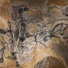 Pintura en la cueva de Chauvet, 32.000-30.000 a.C. Encontrada en la colección de las cuevas de Chauvet. (Foto de Fine Art Images / Heritage Images / Getty Images)