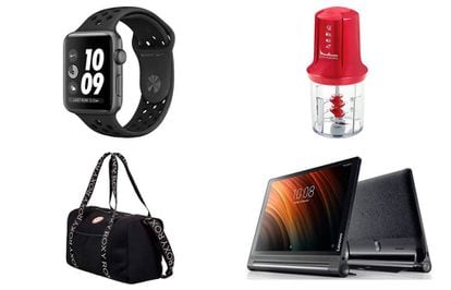 El Apple Watch Nike+, una picadora Moulinex, una bolsa Roxy y una tablet Lenovo, entre las mejores ofertas de la semana.