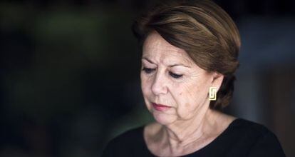 Magdalena Álvarez, en un momento de la entrevista.